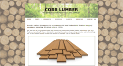 Desktop Screenshot of cobblumber.net