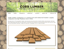 Tablet Screenshot of cobblumber.net