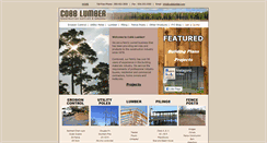 Desktop Screenshot of cobblumber.com